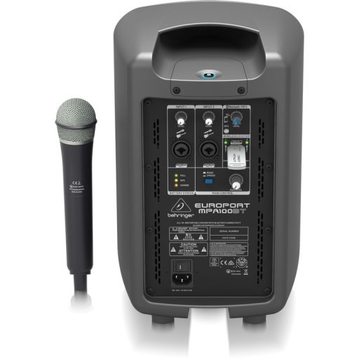 Behringer MPA100BT akkus mobil hangosító rádiós mikrofonnal 100W 