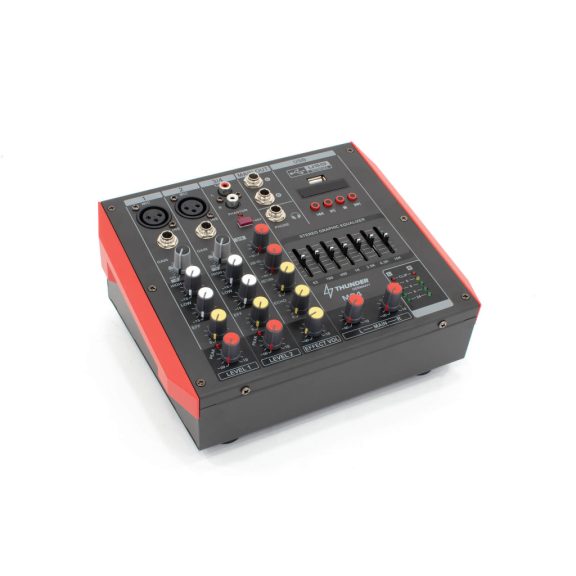 Thunder MQ4 2x300W, 4 csatornás keverőerősítő + Bluetooth Thunder MQ4 2x300W, 4 csatornás keverőerősítő + Bluetooth