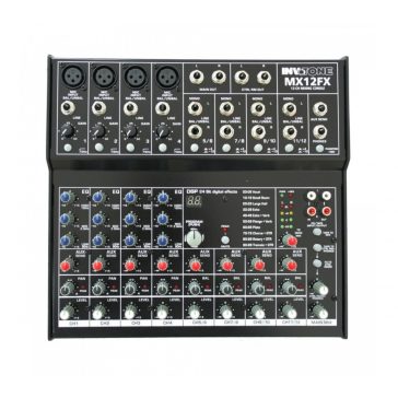 INVOTONE MX12FX keverőpult effektekkel