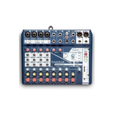 Soundcraft NOTEPAD 12FX keverőpult effektekkel és USB-vel