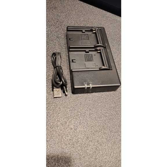 Sony NP-F970 dupla USB-s akkutöltő 