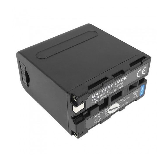 Sony NP-F980D (8800mAh) utángyártott akku töltöttségjelzővel
