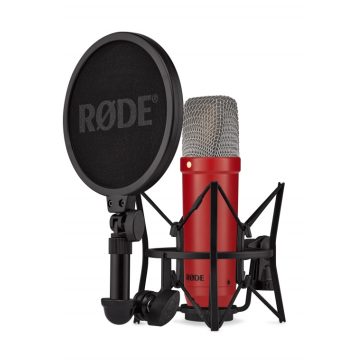   Rode NT1 SIGNATURE Series (10 év gar!) mikrofon szett (piros)