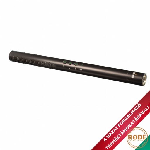 Rode NTG4+ (10 év gar!) rövid kondenzátor puskamikrofon beépített Li-ion akkumulátorral