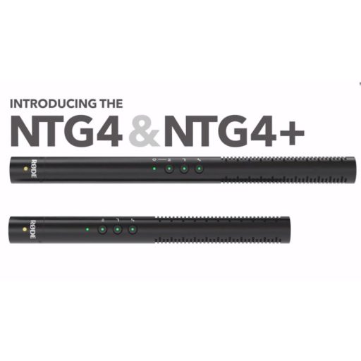 Rode NTG4+ (10 év gar!) rövid kondenzátor puskamikrofon beépített Li-ion akkumulátorral