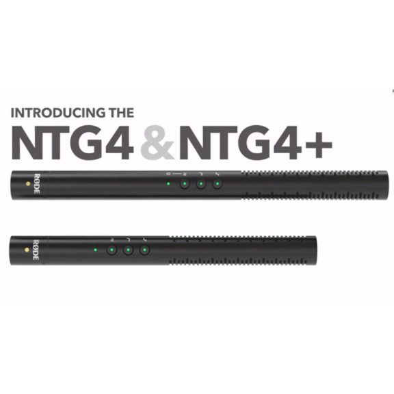 Rode NTG4+ (10 év gar!) rövid kondenzátor puskamikrofon beépített Li-ion akkumulátorral