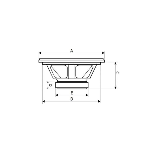 Thunder PA15-XP2 hangszóró 500W, 8 Ohm, lemez kosár (15″ – 38 cm)