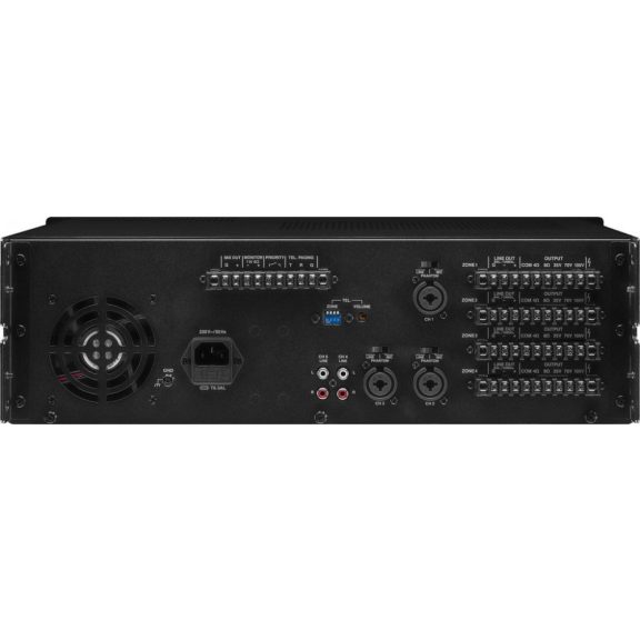 Monacor PA-12040 mátrix keverőerősítő (4 zónás)
