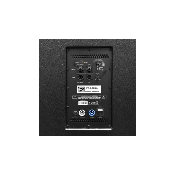 FS Audio PAC-18SA Aktív Szubláda, 18", 800W/8Ohm