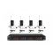 Power Dynamics PD504B UHF vezeték nélküli mikrofon szett (4 x CSÍPTETŐS / FEJ mikrofon) (4 x 50 csatorna) + Koffer