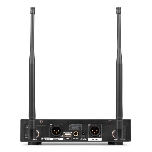 Power Dynamics PD522 UHF dupla rádiós mikrofon (2x kézi mikrofon + koffer)