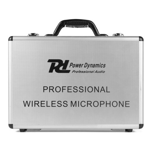 Power Dynamics PD522 UHF dupla rádiós mikrofon (2x kézi mikrofon + koffer)