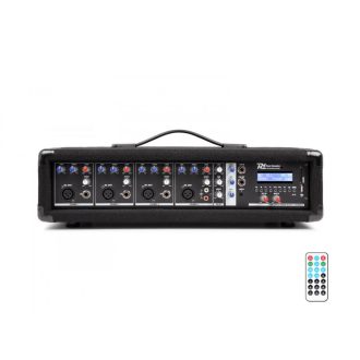   Power Dynamics PDM-C405A, 2x150W, 4 csatornás keverőerősítő (MP3 + Bluetooth) + EFFEKT