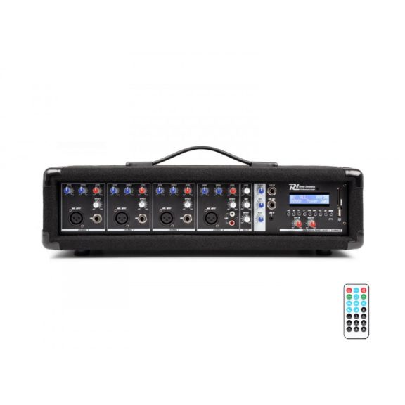 Power Dynamics PDM-C405A, 2x150W, 4 csatornás keverőerősítő (MP3 + Bluetooth) + EFFEKT Power Dynamics PDM-C405A, 2x150W, 4 csatornás keverőerősítő (MP3 + Bluetooth) + EFFEKT
