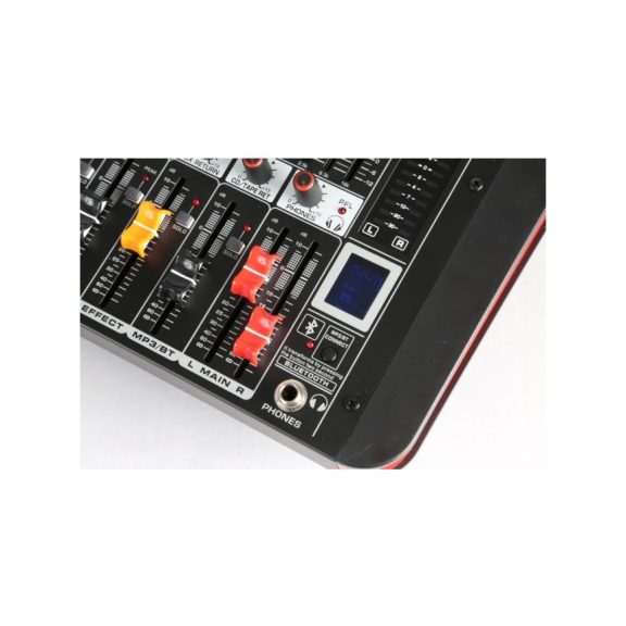 Power Dynamics PDM-M404A (2x200w) keverőerősítő, Bluetooth + Effekt