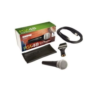 Shure PGA48 XLR dinamikus mikrofon + kábel