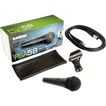 Shure PGA58 QTR dinamikus mikrofon + kábel