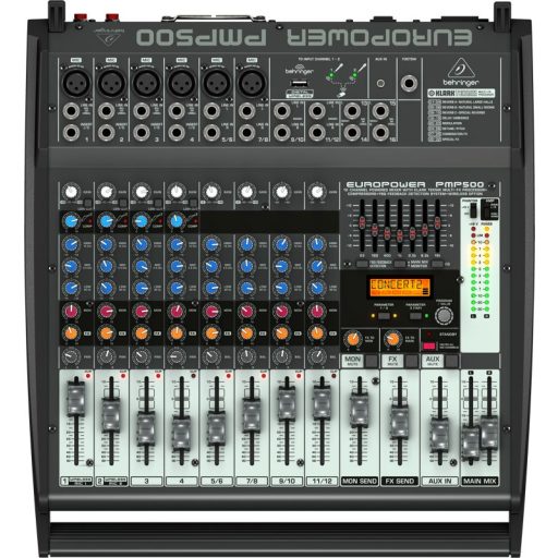 Behringer PMP500 EUROPOWER keverőerősítő 500w