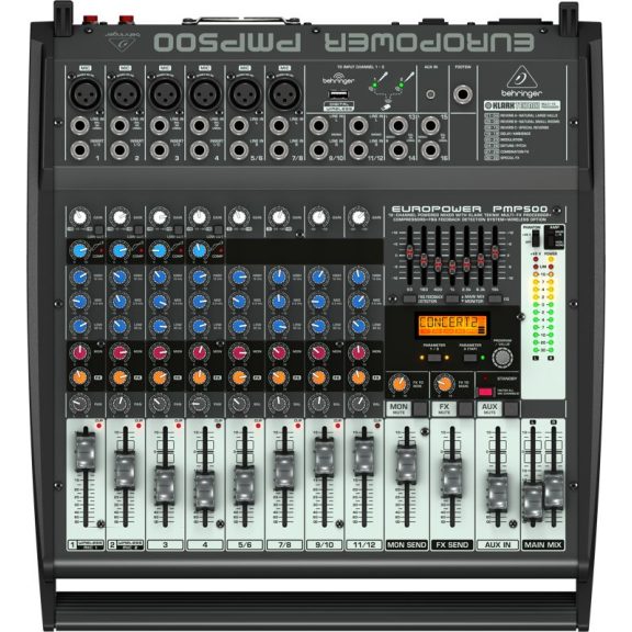 Behringer PMP500 EUROPOWER keverőerősítő 500w
