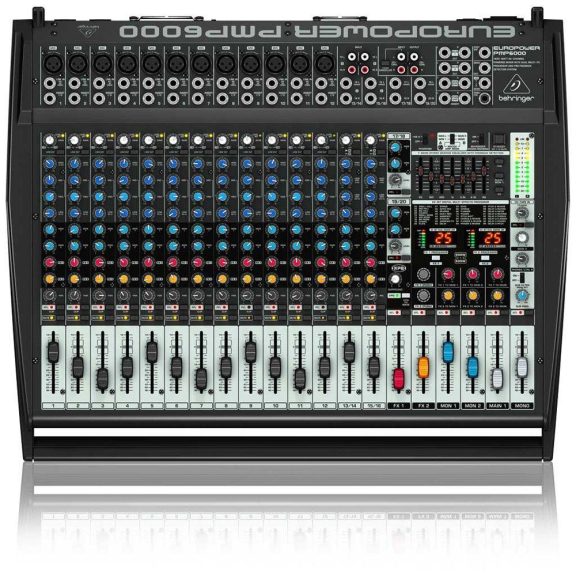 Behringer PMP6000 EUROPOWER keverőerősítő Behringer PMP6000 EUROPOWER keverőerősítő