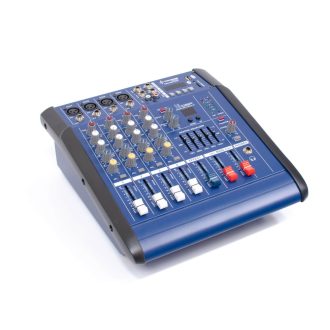  Thunder PMX402D-USB 2x500W, 4 csatornás keverőerősítő + Bluetooth