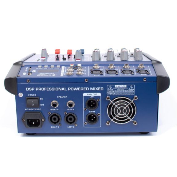 Thunder PMX402D-USB 2x500W, 4 csatornás keverőerősítő + Bluetooth Thunder PMX402D-USB 2x500W, 4 csatornás keverőerősítő + Bluetooth