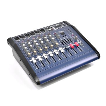   Thunder PMX602D-USB 2x500W, 6 csatornás keverőerősítő + Bluetooth