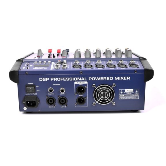 Thunder PMX602D-USB 2x500W, 6 csatornás keverőerősítő + Bluetooth Thunder PMX602D-USB 2x500W, 6 csatornás keverőerősítő + Bluetooth