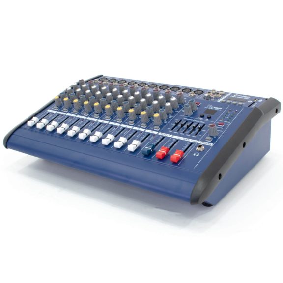 Thunder PMX1002D-USB 2x500W, 10 csatornás keverőerősítő + Bluetooth