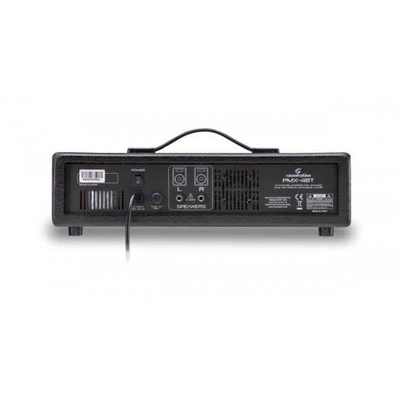 Soundsation PMX-4BT keverőerősítő 200+200W, 6 csatorna + effekt, MP3/BT