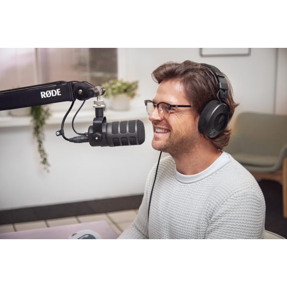 Rode PodMic USB (5 év gar!) dinamikus broadcast és podcast mikrofon (XLR / USB), fekete