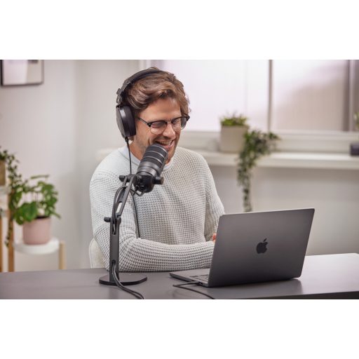 Rode PodMic USB (5 év gar!) dinamikus broadcast és podcast mikrofon (XLR / USB), fekete