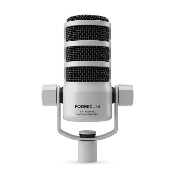 Rode PodMic USB (5 év gar!) dinamikus broadcast és podcast mikrofon (XLR / USB) fehér