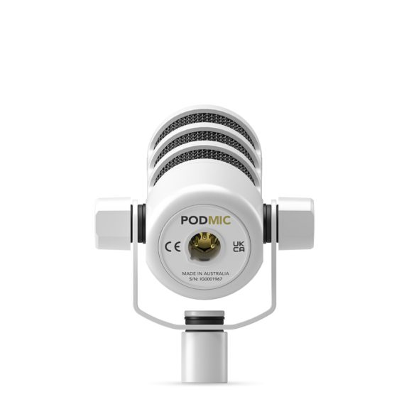 Rode PodMic (fehér) broadcast minőségű dinamikus mikrofon