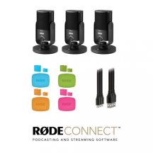   Rode NT-USB MINI PODSZETT 3 mikrofonnal és kiegészítőkkel