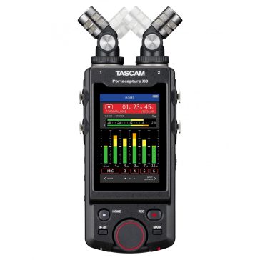   Tascam Portacapture X8 többsávos nagyfelbontású hangfelvevő