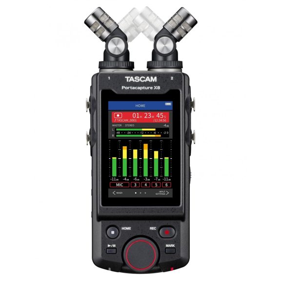Tascam Portacapture X8 többsávos nagyfelbontású hangfelvevő Tascam Portacapture X8 többsávos nagyfelbontású hangfelvevő