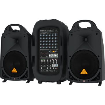   Behringer PPA2000BT EUROPORT hordozható mobil hangosító szett