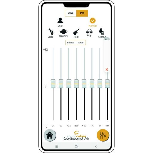 Soundsation PROVIBE 8AIR aktív akkus BT hangfal 250W csúcsteljesítménnyel