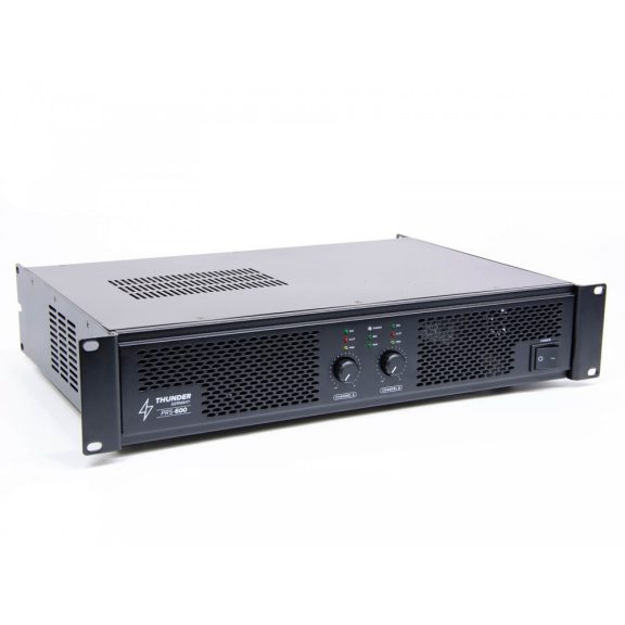 Thunder PRS-600 végfok erősítő 2x300W Bridge: 1x600W Thunder PRS-600 végfok erősítő 2x300W Bridge: 1x600W