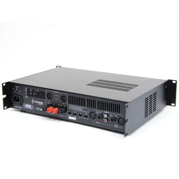 Thunder PRS-600 végfok erősítő 2x300W Bridge: 1x600W Thunder PRS-600 végfok erősítő 2x300W Bridge: 1x600W