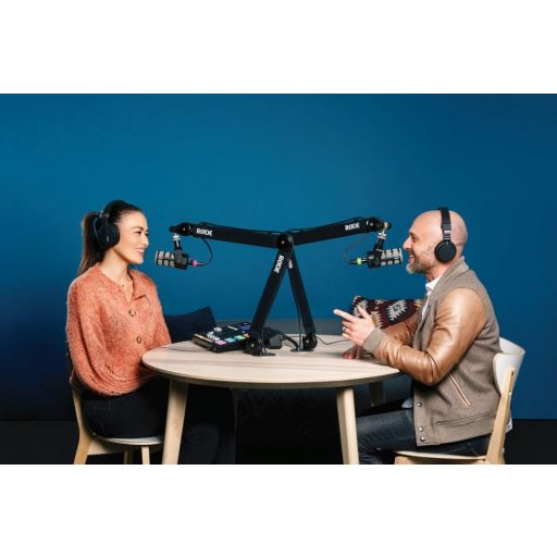 Rode PSA1+ professzionális rugós-gémes studió mikrofonkar (fekete)