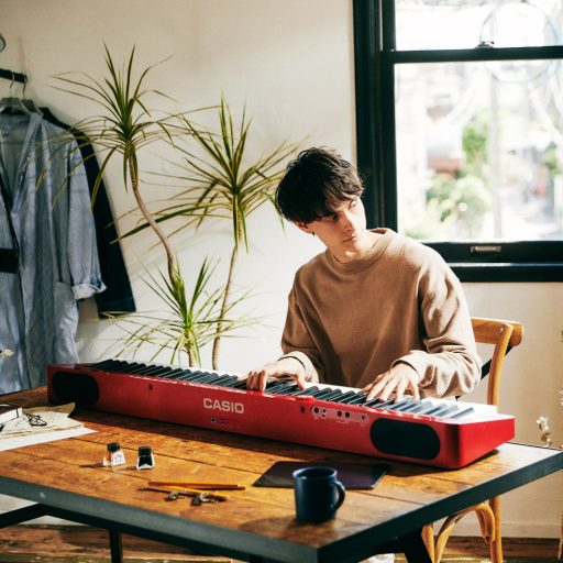 Casio PX-S1100 Privia digitális színpadi zongora (piros)