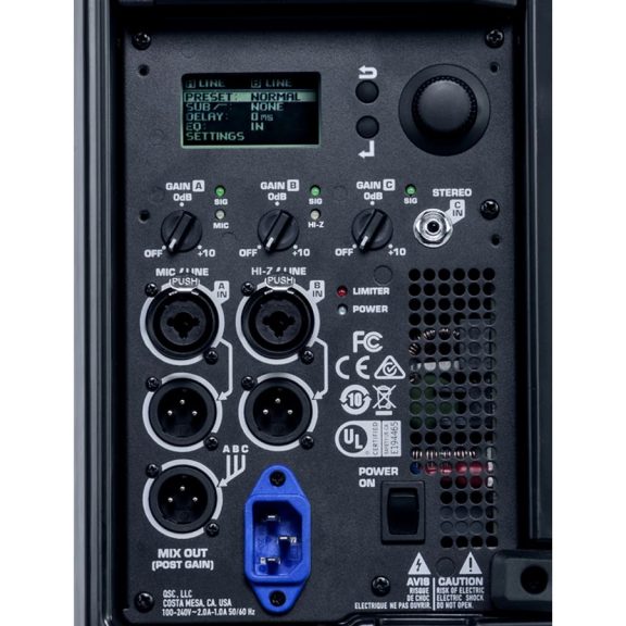 QSC K8.2 aktív hangfal (6 év gar!) 2000W
