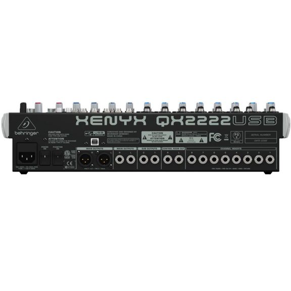 Behringer QX2222USB XENYX keverőpult Behringer QX2222USB XENYX keverőpult