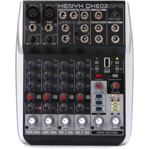Behringer QX602MP3 Xenyx keverőpult