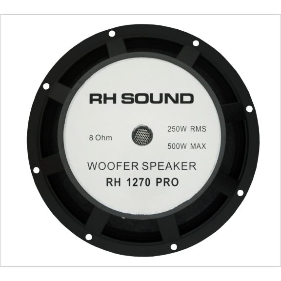 RH Sound RH1270 PRO öntvénykosaras 12"-os mélysugárzó