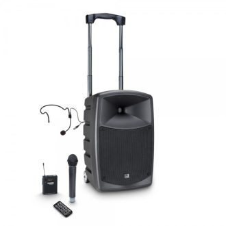   LD Systems RoadBuddy – 10"-os akkus kihangosító fej és kézi URH mikrofonnal