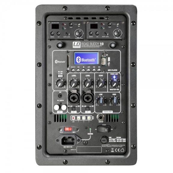 LD Systems RoadBuddy – 10"-os akkus kihangosító fej és kézi URH mikrofonnal