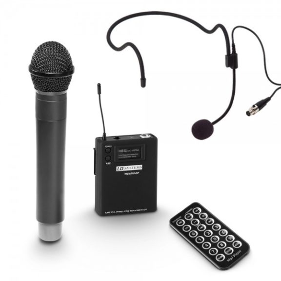 LD Systems RoadBuddy – 10"-os akkus kihangosító fej és kézi URH mikrofonnal